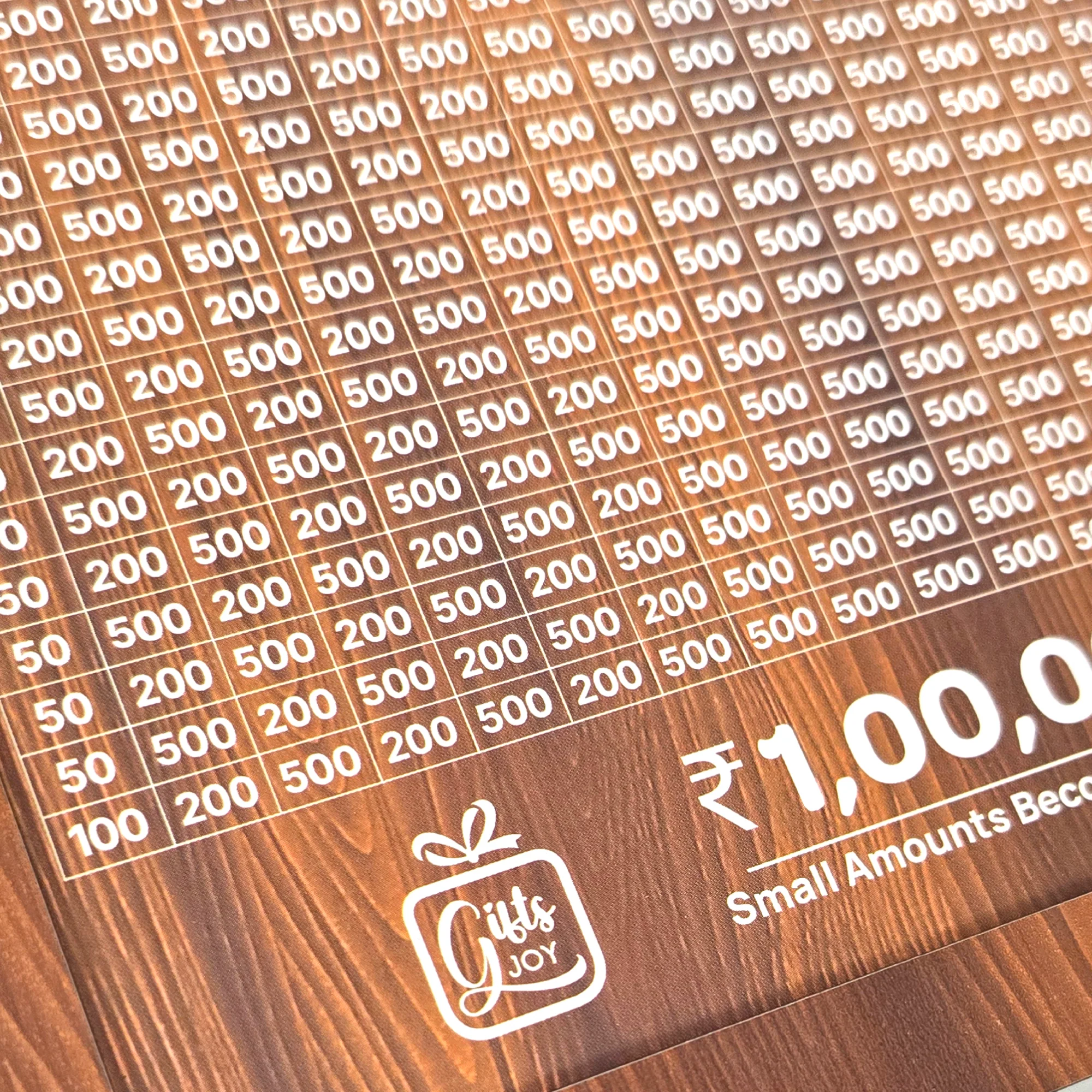 1,00,000 Rupees Money Saving Challenge Box- Reusable - Image 6