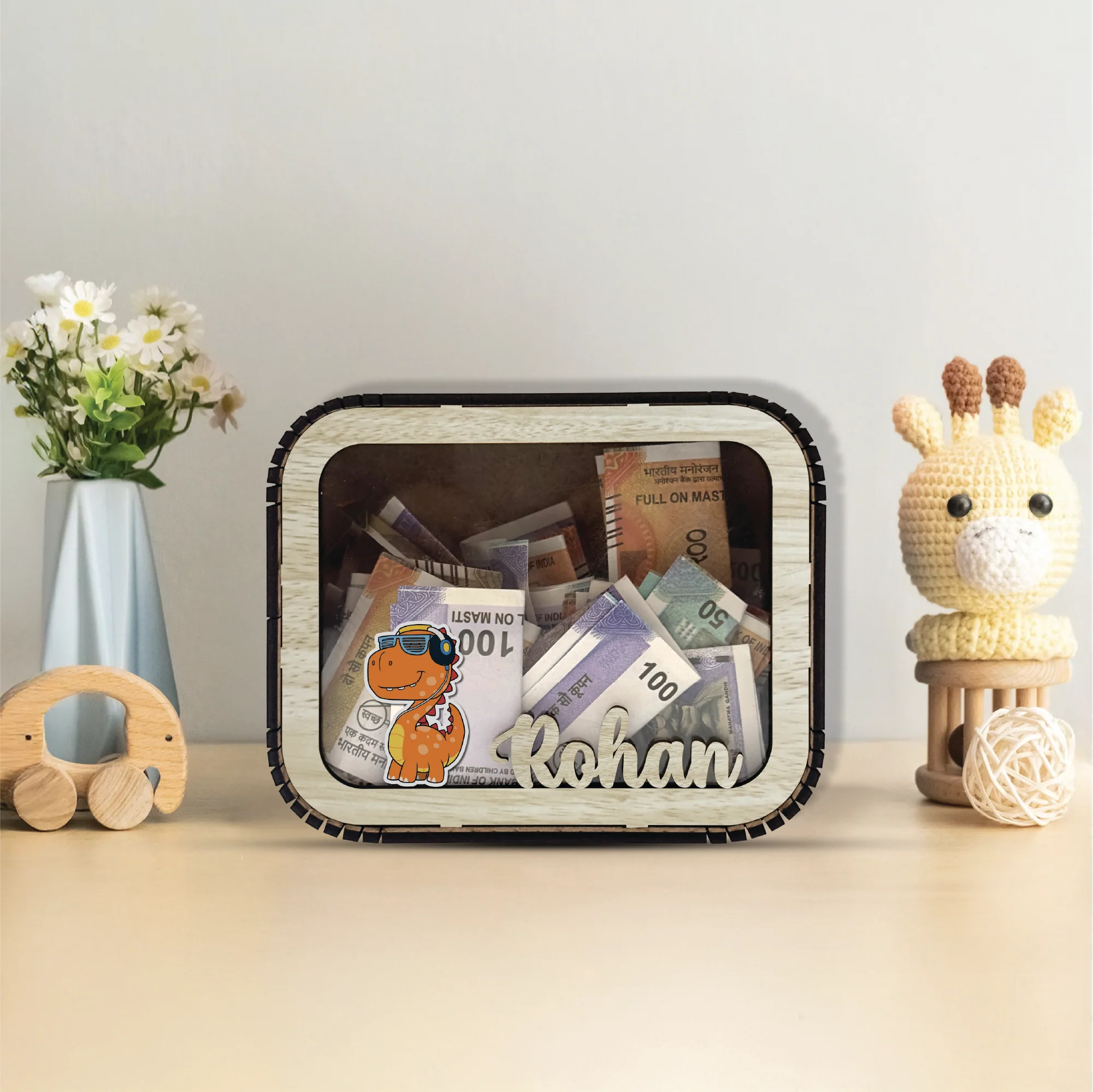 Custom Wooden Piggy Bank – A Fun Way to Learn Smart Saving! - Image 6
