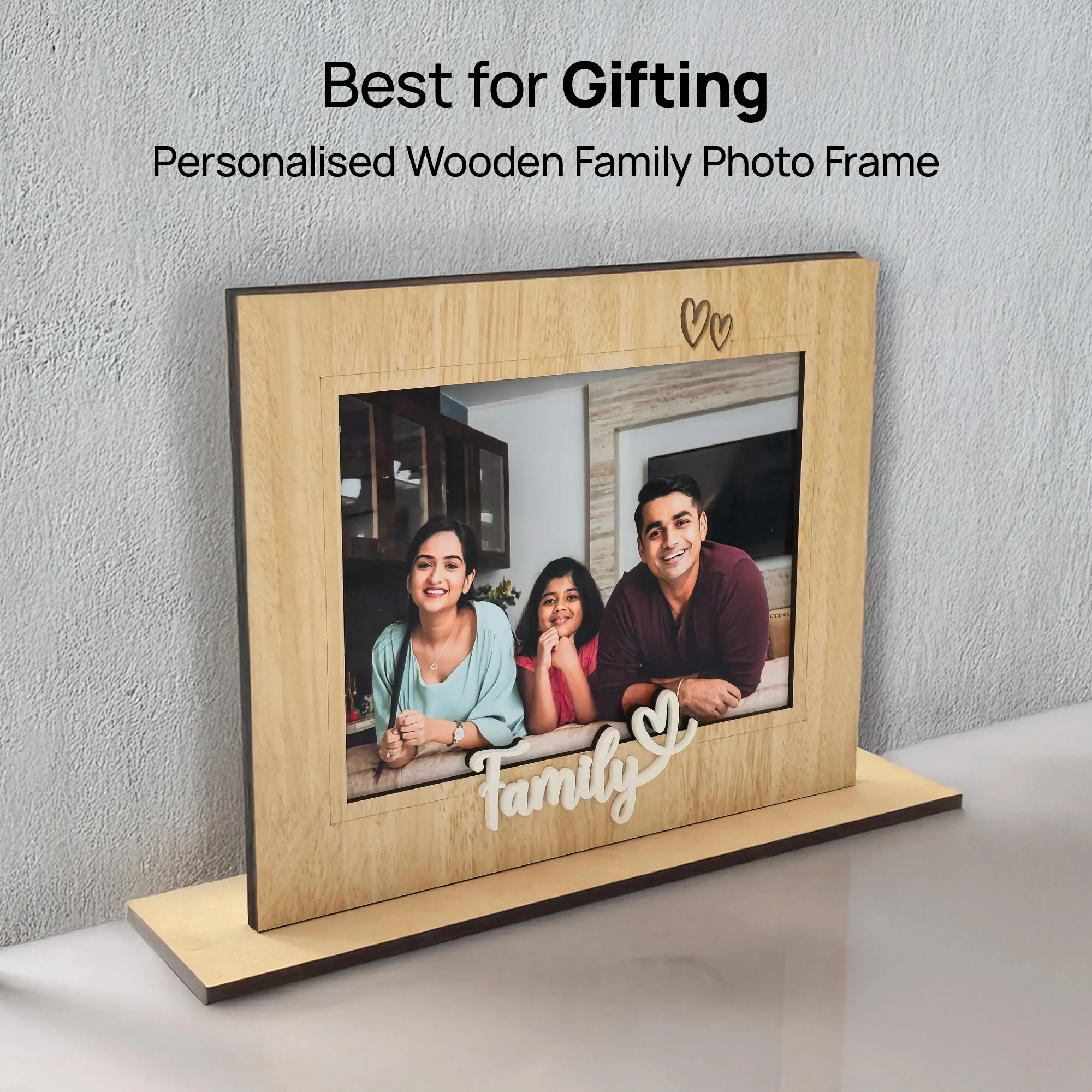 Custom Wooden Tabletop Photo Frame – Just Upload & Cherish - Image 4