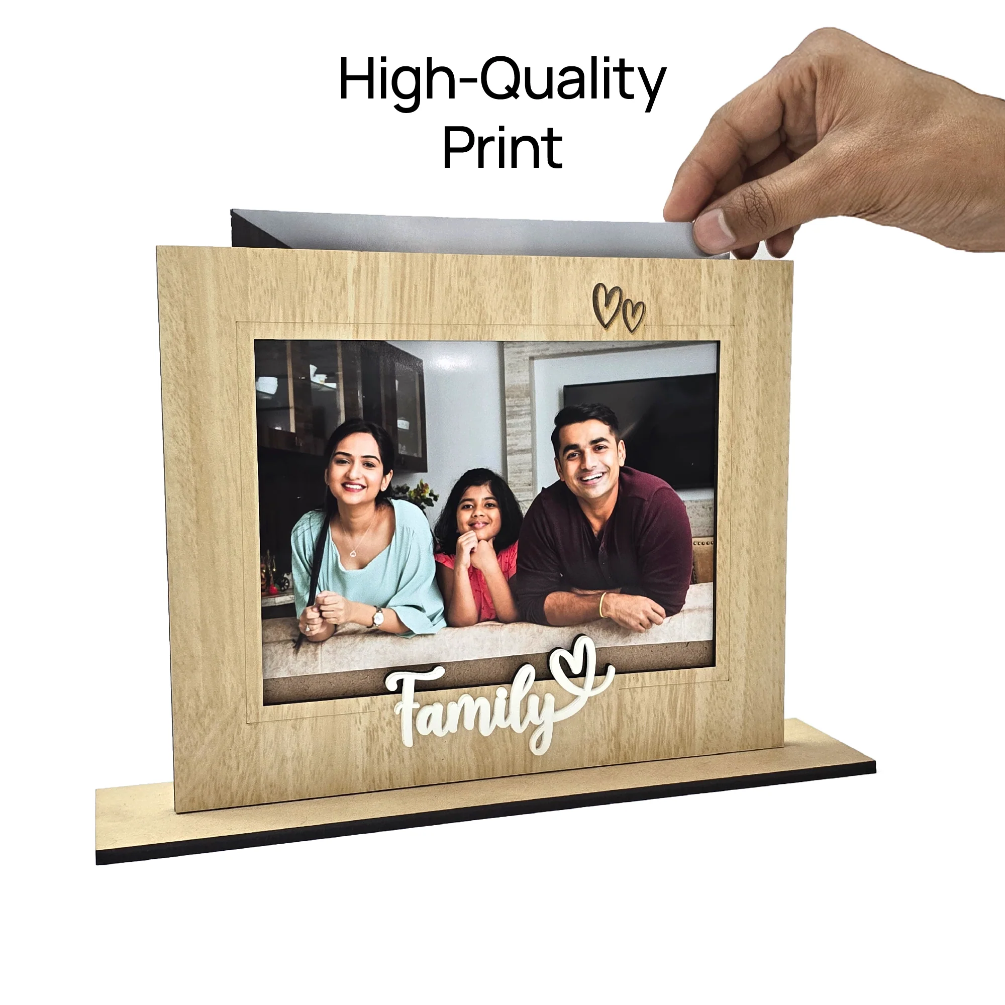 Custom Wooden Tabletop Photo Frame – Just Upload & Cherish - Image 5