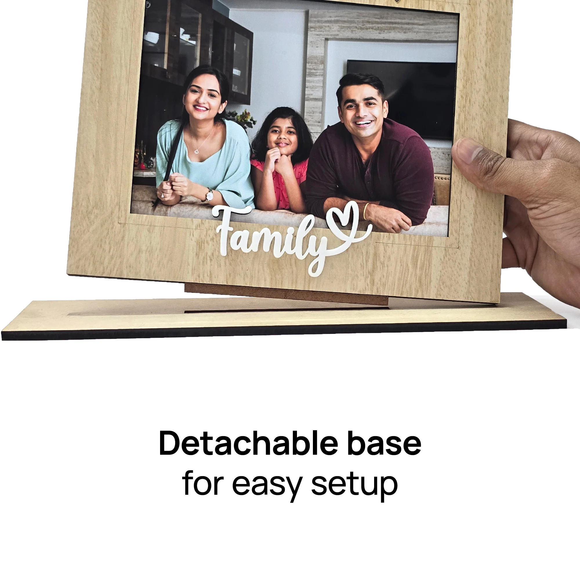 Custom Wooden Tabletop Photo Frame – Just Upload & Cherish - Image 6