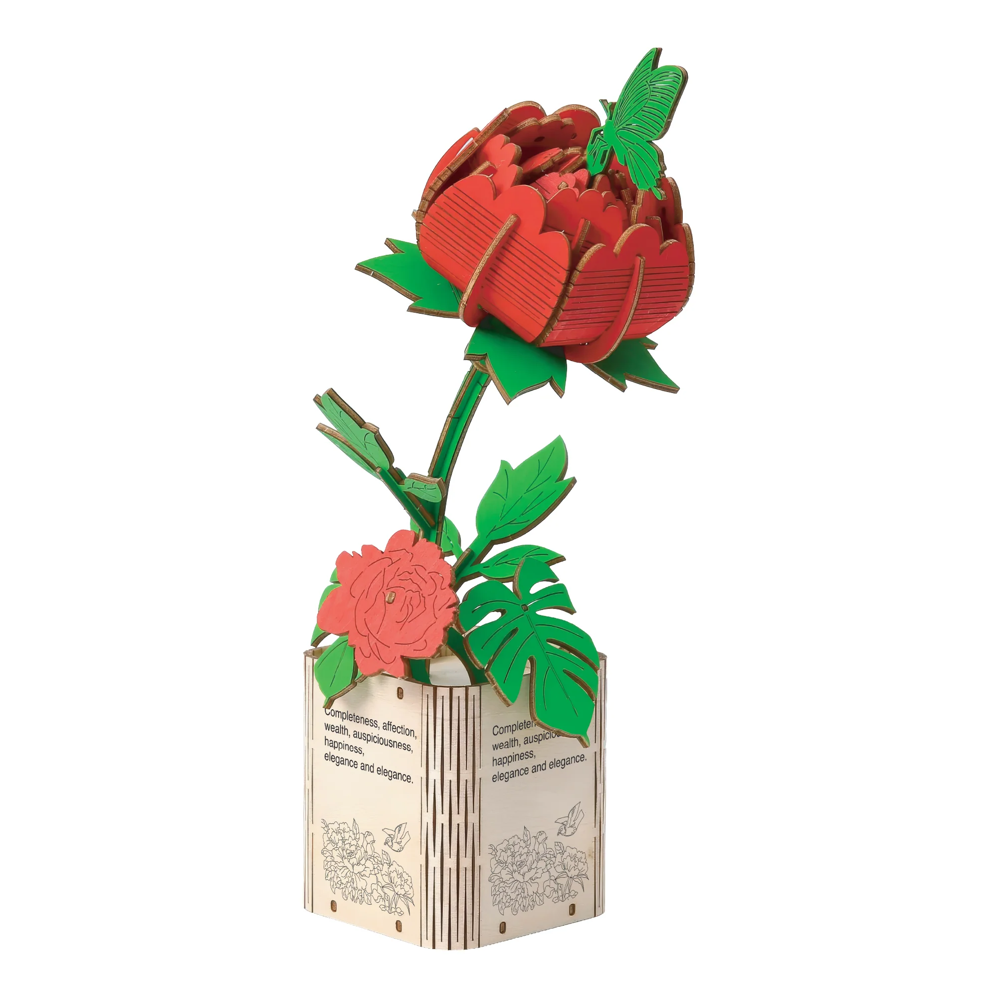 DIY Wooden Flower 3D Wooden Puzzle - Image 10