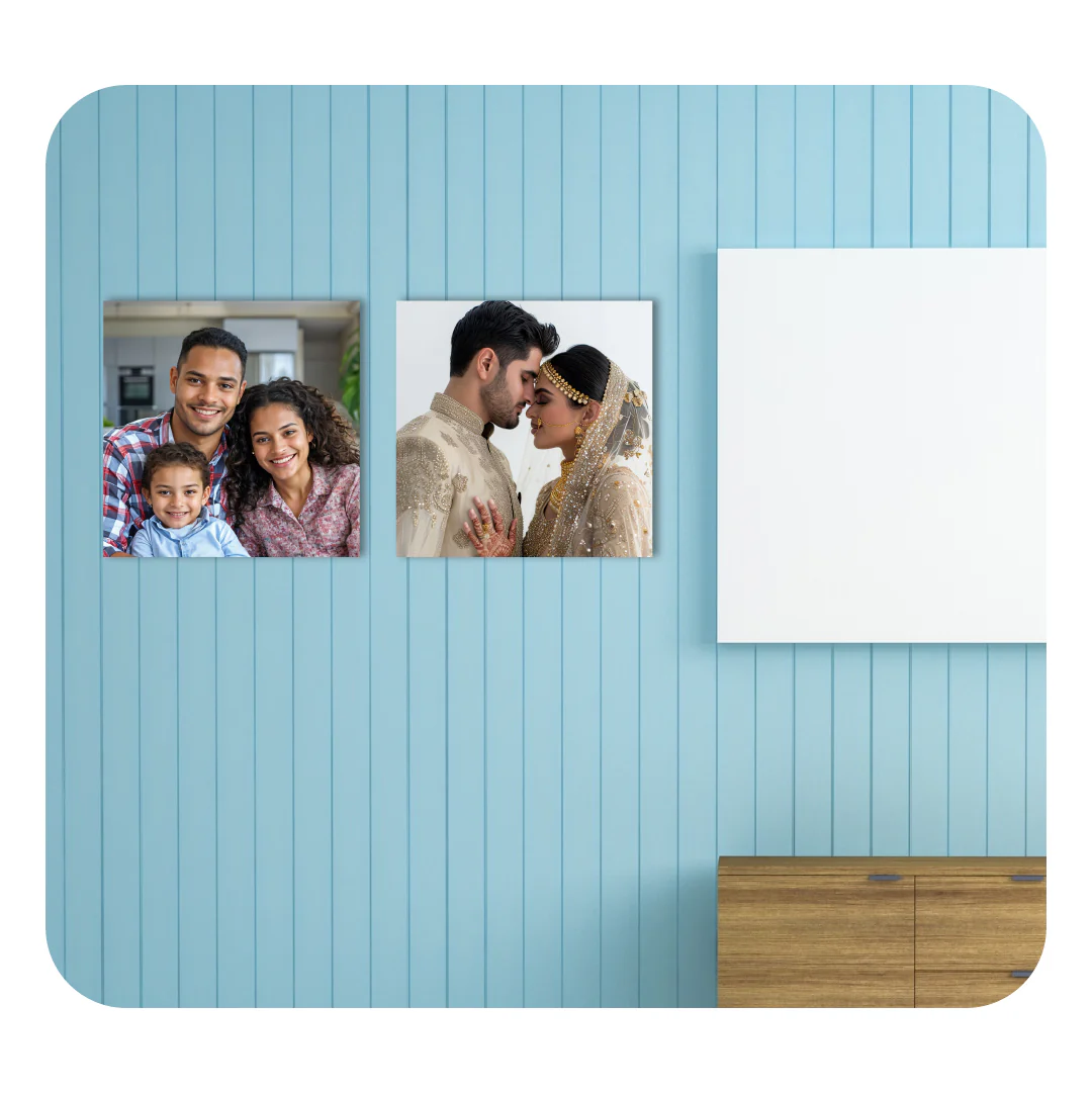Personalised Acrylic Photo Frame Square 11 x 11 Inch - Image 3