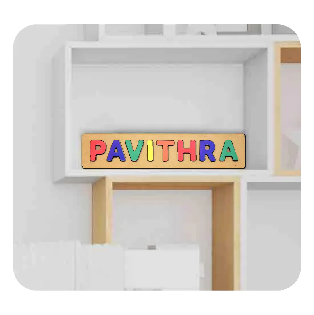 Personalised Wooden Name Puzzle - Image 4