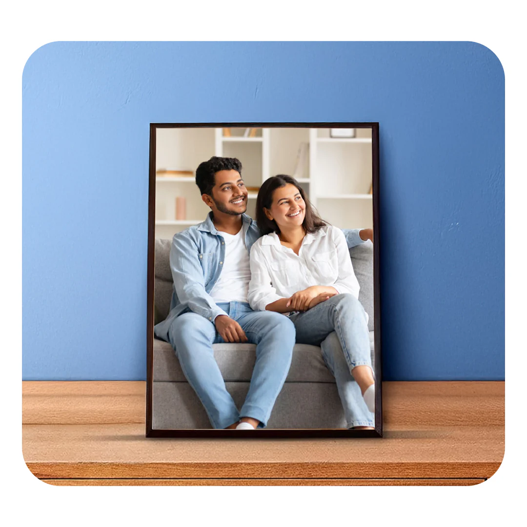 Personalised Wooden Tabletop Photo Frame- Solid Wood 8 x 10 Inch - Image 4