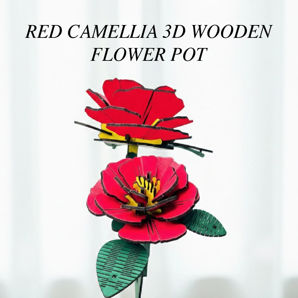 Red Camellia - Image 8
